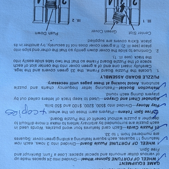 Vintage Wheel of Fortune Game, 2nd Edition Action Board Game - Picture 7 of 8